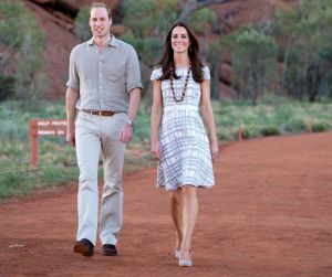 Catherine of Cambridge and Prince William at Uluru formerly known as Ayers Rock.jpg
